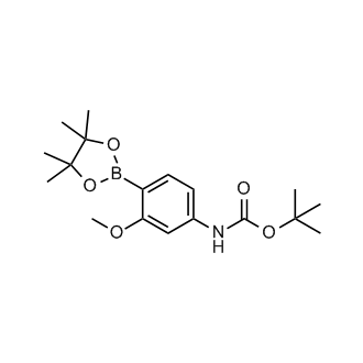 tert-Butyl (3-methoxy-4-(4,4,5,5-tetramethyl-1,3,2-dioxaborolan-2-yl)phenyl)carbamate