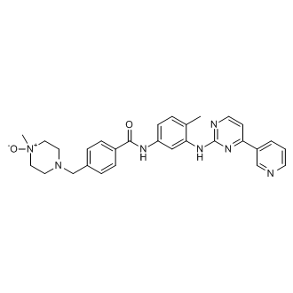 1-Methyl-4-(4-((4-methyl-3-((4-(pyridin-3-yl)pyrimidin-2-yl)amino)phenyl)carbamoyl)benzyl)piperazine 1-oxide (Imatinib Impurity)