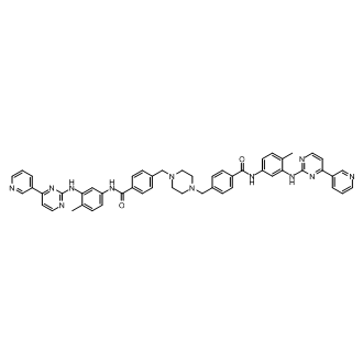 4,4'-(Piperazine-1,4-diylbis(methylene))bis(N-(4-methyl-3-((4-(pyridin-3-yl)pyrimidin-2-yl)amino)phenyl)benzamide) (Imatinib Impurity)