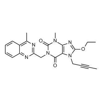 7-(But-2-yn-1-yl)-8-ethoxy-3-methyl-1-((4-methylquinazolin-2-yl)methyl)-1H-purine-2,6(3H,7H)-dione (Linagliptin Impurity)
