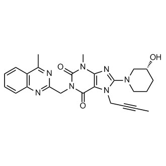 (R)-7-(But-2-yn-1-yl)-8-(3-hydroxypiperidin-1-yl)-3-methyl-1-((4-methylquinazolin-2-yl)methyl)-1H-purine-2,6(3H,7H)-dione (Linagliptin Impurity)