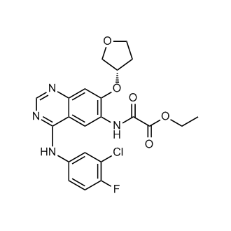 (S)-Ethyl 2-((4-((3-chloro-4-fluorophenyl)amino)-7-((tetrahydrofuran-3-yl)oxy)quinazolin-6-yl)amino)-2-oxoacetate (Afatinib Impurity)