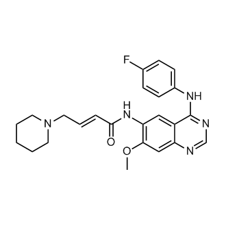 (E)-N-(4-((4-Fluorophenyl)amino)-7-methoxyquinazolin-6-yl)-4-(piperidin-1-yl)but-2-enamide (Dacomitinib Impurity)
