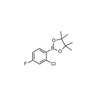 2-(2-Chloro-4-fluorophenyl)-4,4,5,5-tetramethyl-1,3,2-dioxaborolane