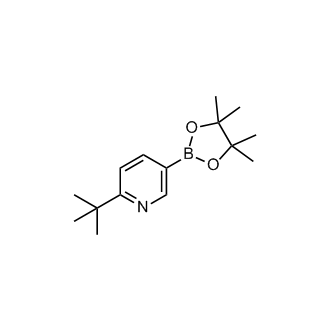 2-(Tert-butyl)-5-(4,4,5,5-tetramethyl-1,3,2-dioxaborolan-2-yl)pyridine