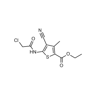 Ethyl 5-(2-chloroacetamido)-4-cyano-3-methylthiophene-2-carboxylate