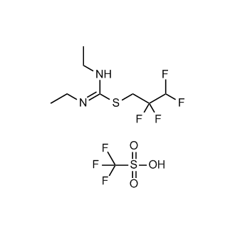 2,2,3,3-Tetrafluoropropyl N,N'-diethylcarbamimidothioate trifluoromethanesulfonate