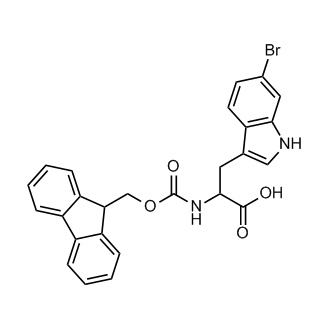 2-((((9H-fluoren-9-yl)methoxy)carbonyl)amino)-3-(6-bromo-1H-indol-3-yl)propanoic acid