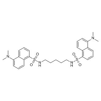 N,N'-(pentane-1,5-diyl)bis(5-(dimethylamino)naphthalene-1-sulfonamide)