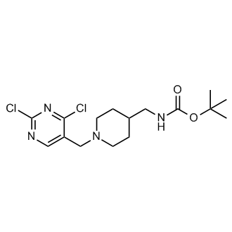 tert-Butyl ((1-((2,4-dichloropyrimidin-5-yl)methyl)piperidin-4-yl)methyl)carbamate