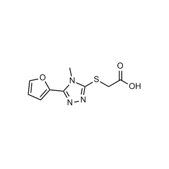 2-((5-(Furan-2-yl)-4-methyl-4H-1,2,4-triazol-3-yl)thio)acetic acid