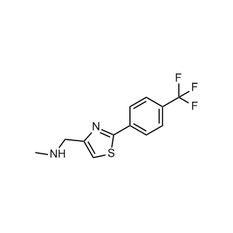N-methyl-1-(2-(4-(trifluoromethyl)phenyl)thiazol-4-yl)methanamine