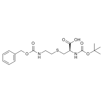 S-(2-(((benzyloxy)carbonyl)amino)ethyl)-N-(tert-butoxycarbonyl)-L-cysteine