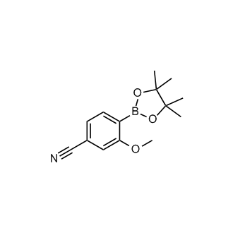 3-Methoxy-4-(4,4,5,5-tetramethyl-1,3,2-dioxaborolan-2-yl)benzonitrile