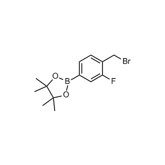 2-(4-(Bromomethyl)-3-fluorophenyl)-4,4,5,5-tetramethyl-1,3,2-dioxaborolane
