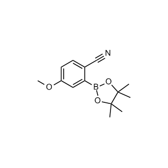 4-Methoxy-2-(4,4,5,5-tetramethyl-1,3,2-dioxaborolan-2-yl)benzonitrile