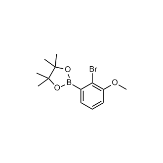 2-(2-Bromo-3-methoxyphenyl)-4,4,5,5-tetramethyl-1,3,2-dioxaborolane