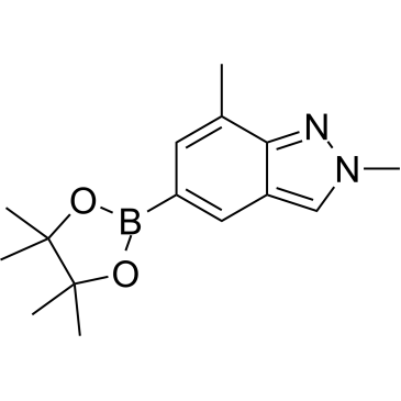 2,7-Dimethyl-5-(4,4,5,5-tetramethyl-1,3,2-dioxaborolan-2-yl)-2H-indazole