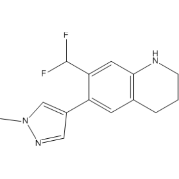 7-(Difluoromethyl)-6-(1-methyl-1H-pyrazol-4-yl)-1,2,3,4-tetrahydroquinoline
