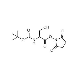 (S)-2,5-Dioxopyrrolidin-1-yl 2-((tert-butoxycarbonyl)amino)-3-hydroxypropanoate