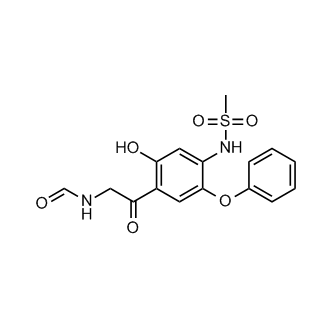 N-(2-(2-Hydroxy-4-(methylsulfonamido)-5-phenoxyphenyl)-2-oxoethyl)formamide