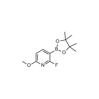 2-Fluoro-6-methoxy-3-(4,4,5,5-tetramethyl-1,3,2-dioxaborolan-2-yl)pyridine