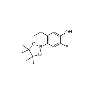 5-Ethyl-2-fluoro-4-(4,4,5,5-tetramethyl-1,3,2-dioxaborolan-2-yl)phenol