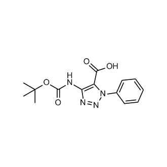 4-((tert-Butoxycarbonyl)amino)-1-phenyl-1H-1,2,3-triazole-5-carboxylic acid