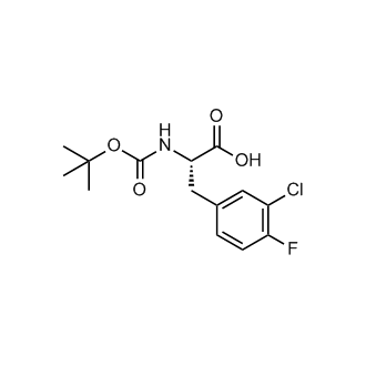 (S)-2-((tert-Butoxycarbonyl)amino)-3-(3-chloro-4-fluorophenyl)propanoic acid