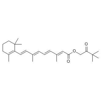 (2E,4E,6E,8E)-3,3-Dimethyl-2-oxobutyl 3,7-dimethyl-9-(2,6,6-trimethylcyclohex-1-en-1-yl)nona-2,4,6,8-tetraenoate