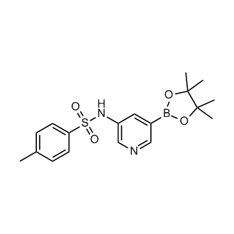 4-Methyl-N-(5-(4,4,5,5-tetramethyl-1,3,2-dioxaborolan-2-yl)pyridin-3-yl)benzenesulfonamide