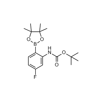 Tert-butyl (5-fluoro-2-(4,4,5,5-tetramethyl-1,3,2-dioxaborolan-2-yl)phenyl)carbamate