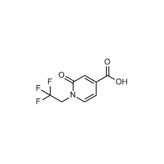 2-Oxo-1-(2,2,2-trifluoroethyl)-1,2-dihydropyridine-4-carboxylic acid