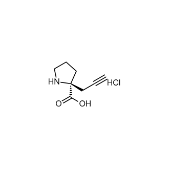 (S)-2-(prop-2-yn-1-yl)pyrrolidine-2-carboxylic acid hydrochloride