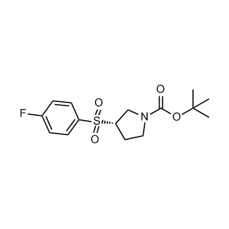 Tert-butyl (S)-3-((4-fluorophenyl)sulfonyl)pyrrolidine-1-carboxylate