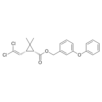 3-Phenoxybenzyl (1R,3R)-3-(2,2-dichlorovinyl)-2,2-dimethylcyclopropane-1-carboxylate