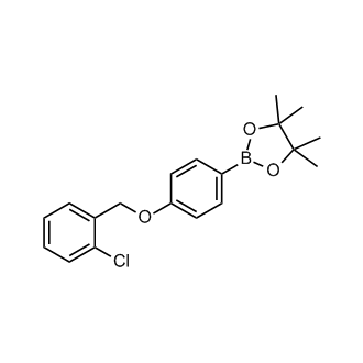 2-(4-((2-Chlorobenzyl)oxy)phenyl)-4,4,5,5-tetramethyl-1,3,2-dioxaborolane