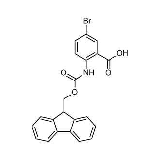 2-((((9H-fluoren-9-yl)methoxy)carbonyl)amino)-5-bromobenzoic acid