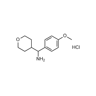 (4-Methoxyphenyl)(tetrahydro-2H-pyran-4-yl)methanamine hydrochloride