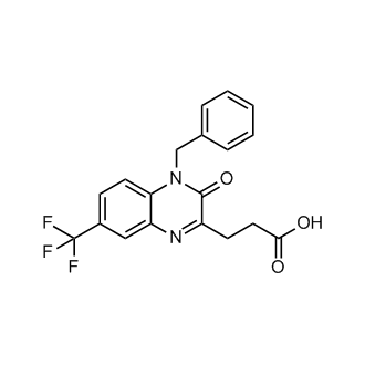 3-(4-Benzyl-3-oxo-7-(trifluoromethyl)-3,4-dihydroquinoxalin-2-yl)propanoic acid