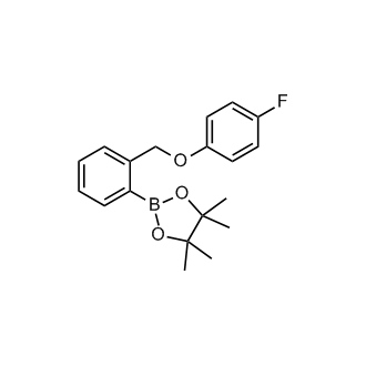 2-(2-((4-Fluorophenoxy)methyl)phenyl)-4,4,5,5-tetramethyl-1,3,2-dioxaborolane
