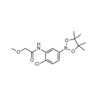 N-(2-chloro-5-(4,4,5,5-tetramethyl-1,3,2-dioxaborolan-2-yl)phenyl)-2-methoxyacetamide