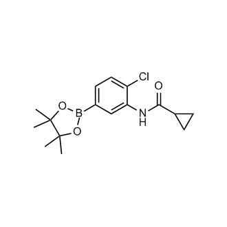 N-(2-chloro-5-(4,4,5,5-tetramethyl-1,3,2-dioxaborolan-2-yl)phenyl)cyclopropanecarboxamide