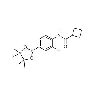 N-(2-Fluoro-4-(4,4,5,5-tetramethyl-1,3,2-dioxaborolan-2-ylA)phenyl)cyclobutanecarboxamide