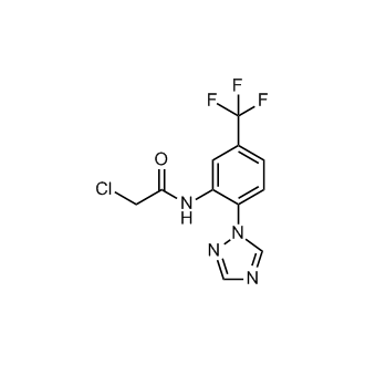 N-(2-(1H-1,2,4-triazol-1-yl)-5-(trifluoromethyl)phenyl)-2-chloroacetamide