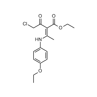 Ethyl (E)-2-(2-chloroacetyl)-3-((4-ethoxyphenyl)amino)but-2-enoate