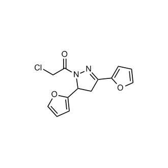 2-Chloro-1-(3,5-di(furan-2-yl)-4,5-dihydro-1H-pyrazol-1-yl)ethan-1-one