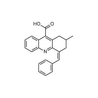 4-Benzylidene-2-methyl-1,2,3,4-tetrahydroacridine-9-carboxylic acid