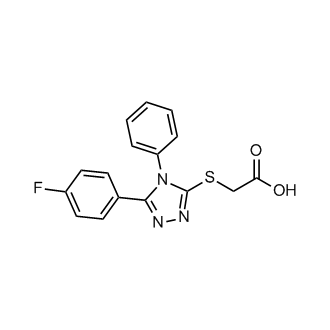 2-((5-(4-Fluorophenyl)-4-phenyl-4H-1,2,4-triazol-3-yl)thio)acetic acid