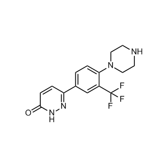 6-(4-(Piperazin-1-yl)-3-(trifluoromethyl)phenyl)pyridazin-3(2H)-one